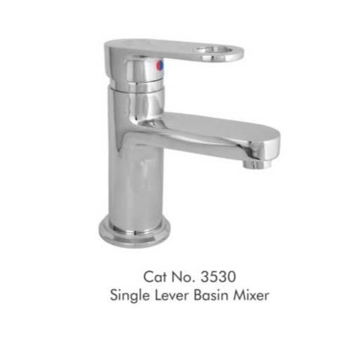 Brass Chrome Finish Single Lever Basin Mixer