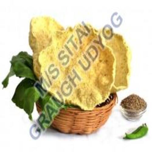 Excellent Quality Natural Taste Healthy Round Palak Papad