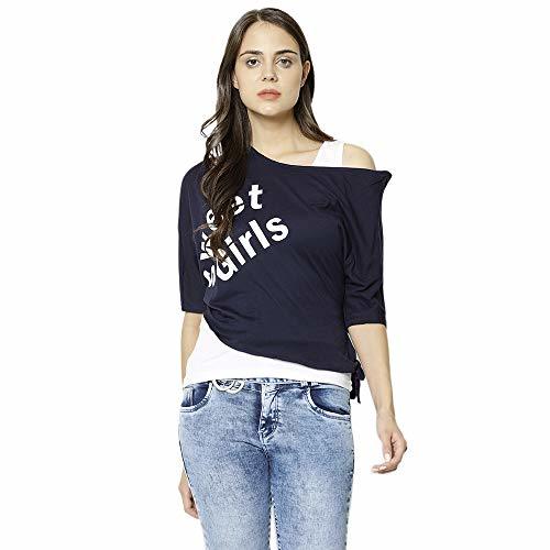 Various Colors Are Available Off Shoulder Type T Shirts For Girls