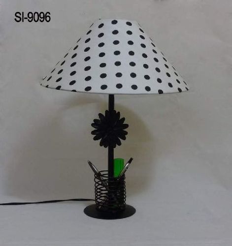 Various Colors Are Available Painted Modern Design Table Lamps With Pen Stand Bottom