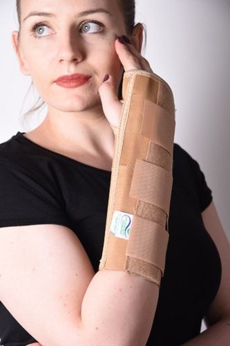 Reusable Unisex Beige Wrist Splint Support Brace