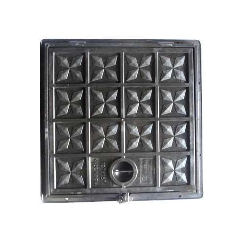 Up To 3 Kg. Black Color 18 By 18 Pvc Material Manhole Cover