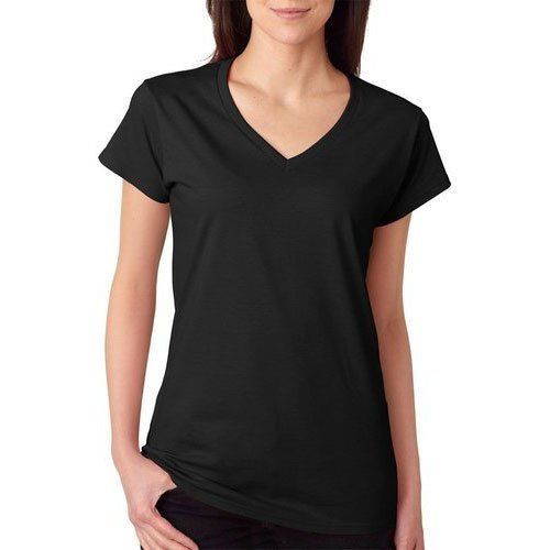 V Neck Shape T Shirt For Women