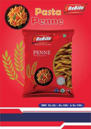 100% Sooji Rebite Penne Pasta Grade: Food