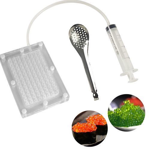 Caviar Maker Box - Acrylic, 5.55" x 3.94" | Efficient, Easy to Operate, Detachable, Produces Perfect Spherified Caviar Pearls