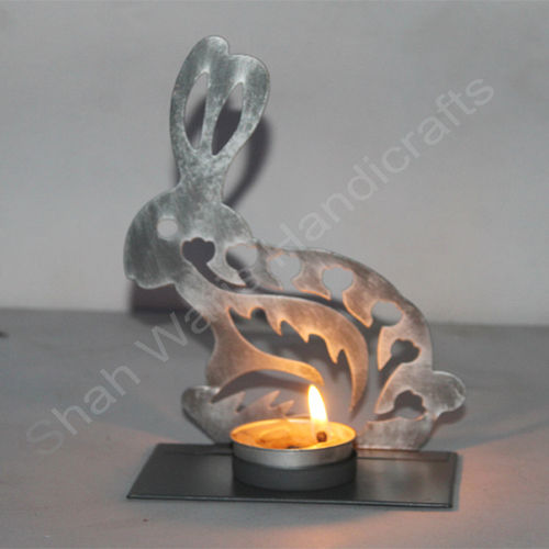 Decorative Rabbit Shadow T Light Holder