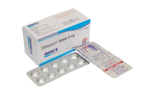 Deflazacort-6 Tablets - Medicine Grade Allopathic, Prescription-Only | Suitable for Hospital and Clinic Use, Store in Cool and Dry Place