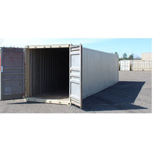 Galvanized Steel Dry Storage Shipping Container, Capacity: >40 ton