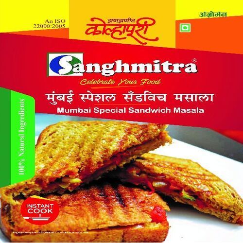 Natural Taste Long Shelf Life Kolhapuri Mumbai Special Sandwich Masala