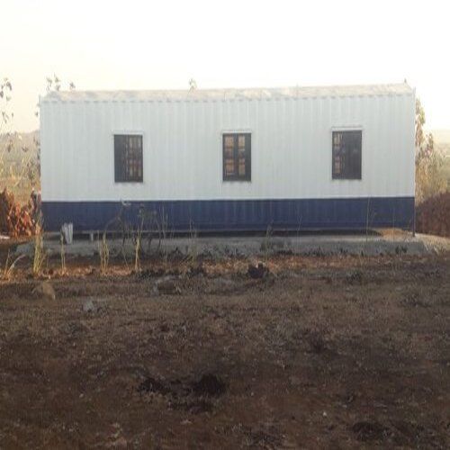 White Prefabricated With Modular Built Type Easily Assembled Portable Office Container Cabin