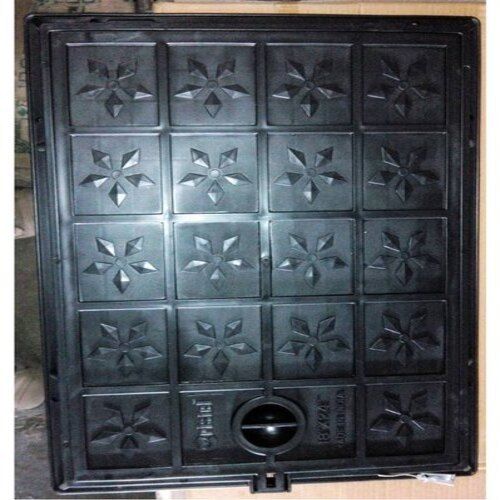 Rectangular Shaped Black Color Pvc Material Made Manhole Cover