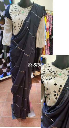 Cotton Soft Silk Saree With Blouse