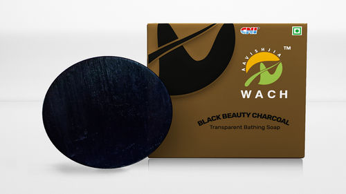 CNI-WACH Transparent Black Beauty Charcoal Soap 100g