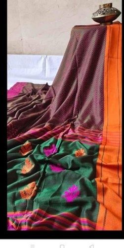 Cotton Handloom Saree For Ladies