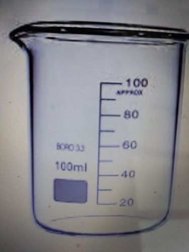 Light Weight And Heat Resistant Glass Beakers For Laboratory Usage With 50Ml To 100Ml Capacity  Warranty: 1 Year