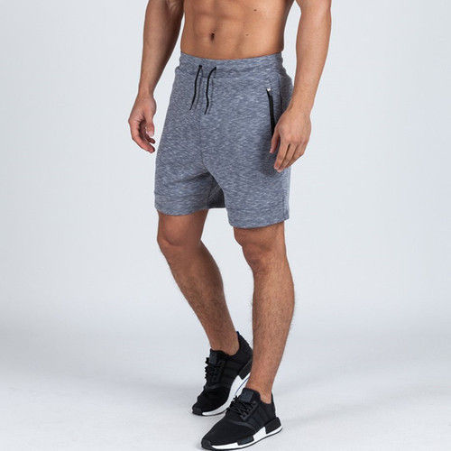 Plain Design Polyester Running Mens Shorts