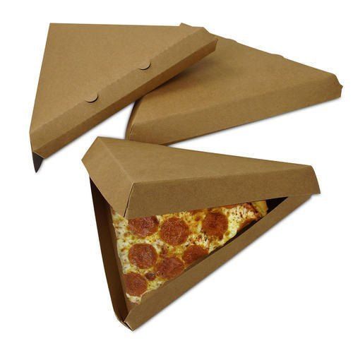 Triangle Shape Single Piece Pizza Sandwich Cake Box