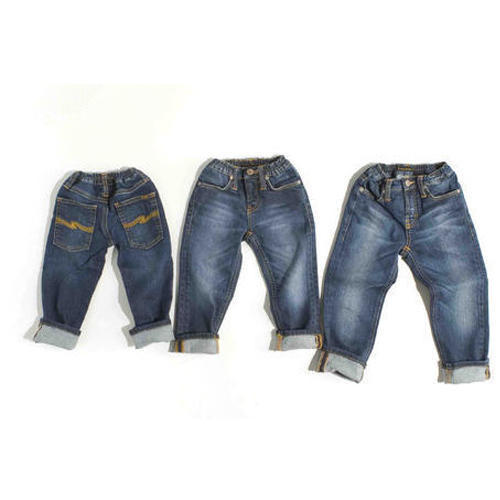 Blue Color Casual Wear Fashionable Perfect Fit Kids Jeans