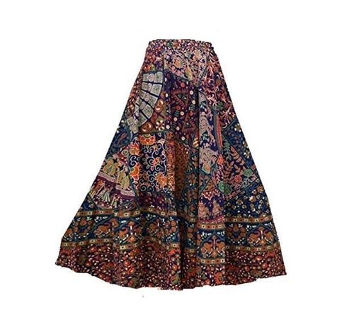 Free Size Casual Wear Cotton Long Skirts