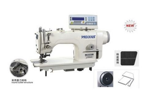 Industrial High Speed Lockstitch Sewing Machine With Edge Cutter