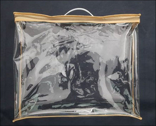 Transparent Pvc Zipper Hanger Bag