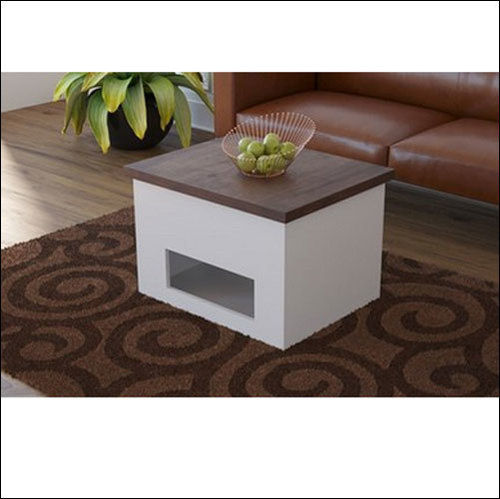 Brown Square Wooden Coffee Table Cum Dining Table