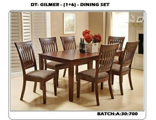 Wooden Dining Table Set With 6 Chair