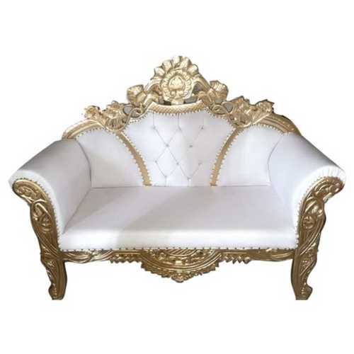 High Back Two Seater Deluxe Wedding Sofa For Bride And Groom