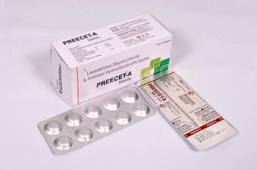 Levocitirizine 5mg Ambroxol Hcl 75mg Tablets (Sr)