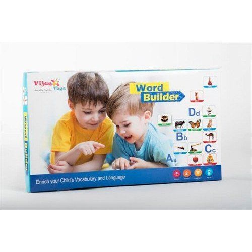 Plastic Made 3+ Year Age Group Kids Use Word Builder Board Cum Educational Blocks