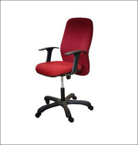 Red Fabric Office Chair