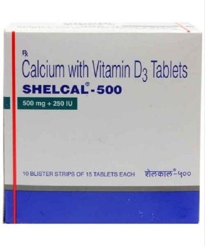 Shelcal-500 Calcium With Vitamin D3 Tablets