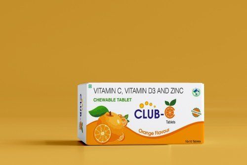 Vitamin C, Vitamin D3 And Zinc - Medicine Grade Chewable Tablets | Prescription Only, Recommended For Hospital And Clinic Use, Store In A Cool And Dry Place