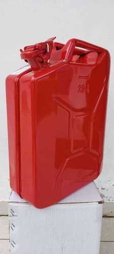 Red 20L Leakproof Metal Jerry Can For Generators, Jeeps, Marine Activities, Boat And Other Vehicles