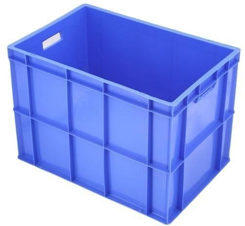  ब्लू इंडस्ट्रियल सॉलिड बॉक्स 99 लीटर प्लास्टिक क्रेट 