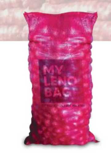 Pink Plastic Leno Bags For Packing Vegetables Design: Modern