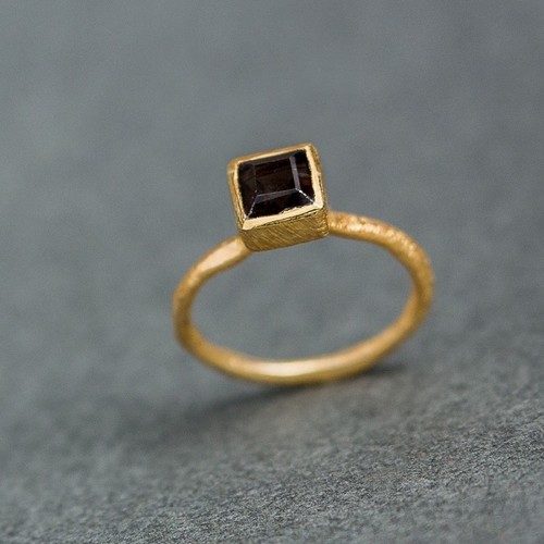 Manufacturer of 22kt gold square shape designer ring lr26 | Jewelxy - 156824