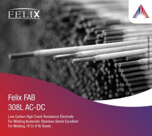 1.6 Mm 1.2 Mm 3.15 Mm 4 Mm Crack Resistant Austenitic Stainless Steel Welding Electrode Length: 350 Millimeter (Mm)