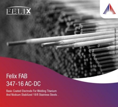 Ss 4 Mm Basic Coated Ac Dc Titanium And Niobium Stabilized Stainless Steel Welding Electrode