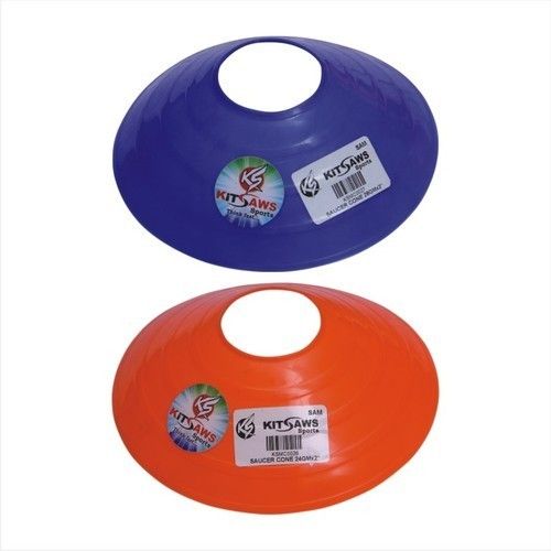 Round 5 To 7 Cm Plastic Made 2 Inch Size Light Weight Red And Blue Saucer Cone