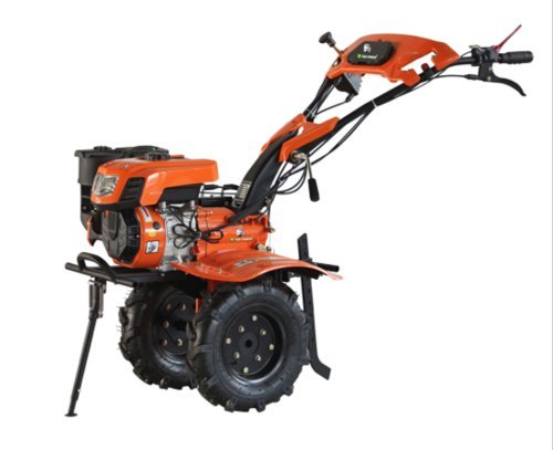 Power Weeder - 7 HP Four Stroke Petrol Engine, 18" to 42" Tilling Width, Multi Color, Stainless Steel, Belt Drive, Hand Crank Start, 1" to 8" Tilling Depth, 2 Forward + 1 Reverse Gear