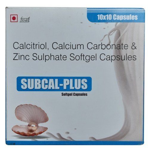 Calcitriol Calcium Carbonate and Zinc Sulphate Softgel Capsules