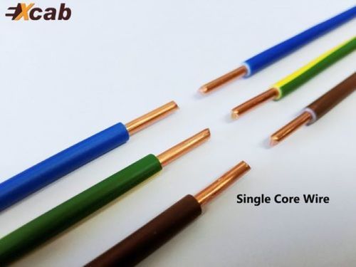 Excab 1 Pvc Single Core Cables With Length 2000M And Voltage 1100V Application: Construction