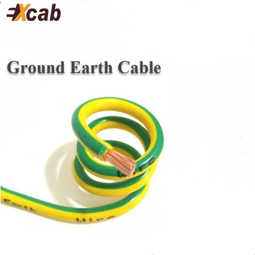 Nominal Voltage 1100 V Thickness 2Sqmm And Length 110 Pvc Electric Ground Earthing Cable Application: Construction