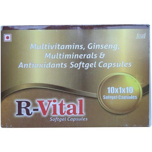 R-Vital Multivitamin Ginseng Multimineral and Antioxidant Softgel Capsules