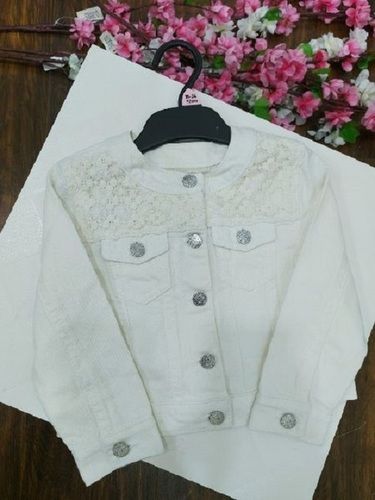 Amazon.com: Urban Republic Baby Girls Ruffled Denim Jacket, White Wash, 12M  : Clothing, Shoes & Jewelry
