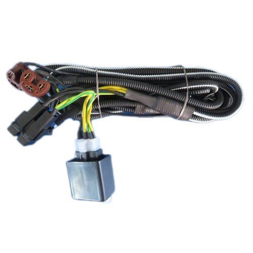 12-48 V ABS Plastic Headlight Wiring Harness In 12.5cm Wire Length