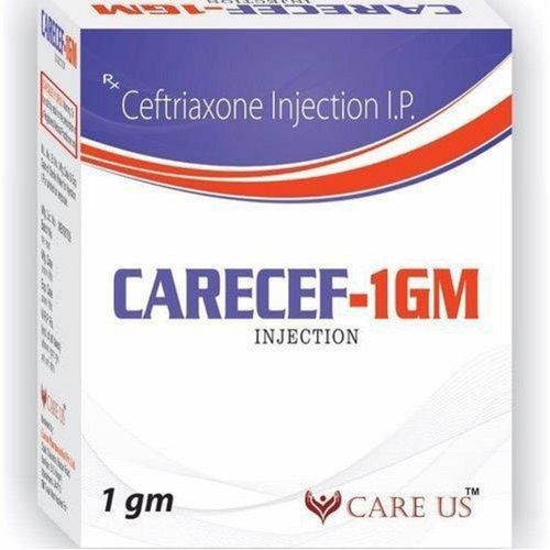 Ceftriaxone 1 Gm Antibiotic Prescription Injection Ip For Hospital And Clinic Expiration Date: Printed On Pack Years