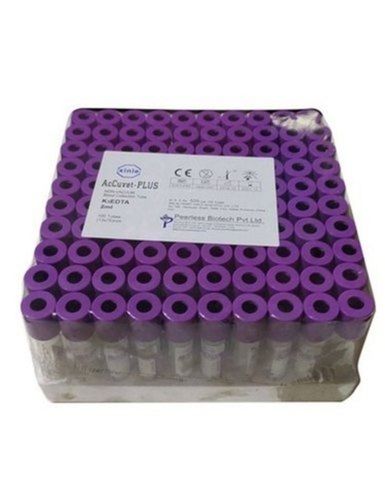 Disposable Sterile Plastic 2 Ml Transparent Vacuum Blood Collection Tubes For Diagnostic Lab Hospital