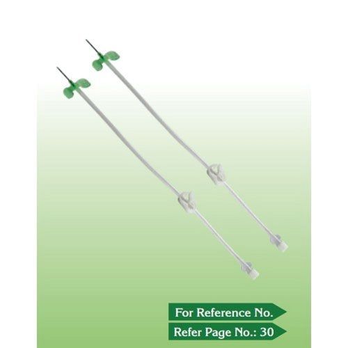 Disposable Sterile Plastic Green 1.90 MM Outer Diameter 17G Size AV Fistula Needle